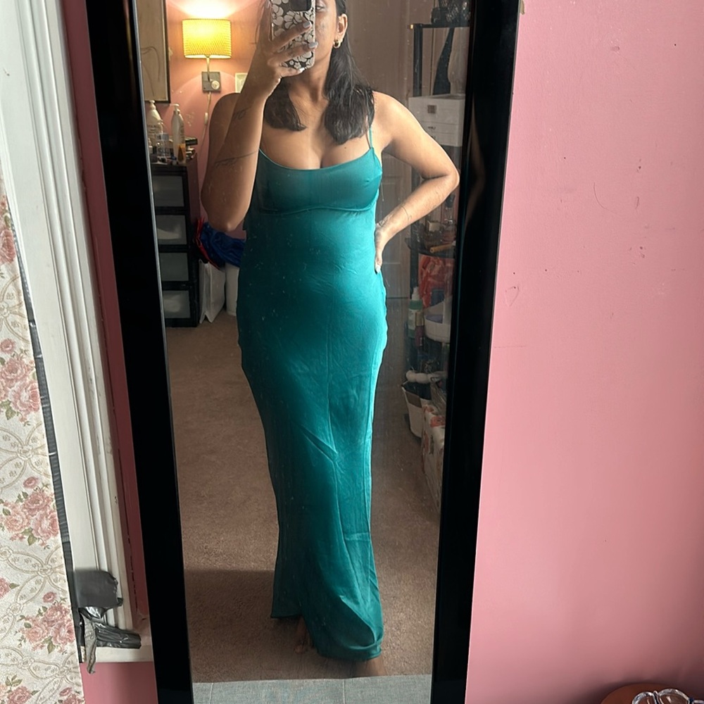 Green Strappy Dress